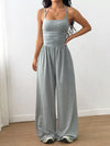 Spaghetti Strap Wide-Leg Jumpsuit