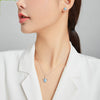 925 Sterling Silver Sea Turtle Jewelry Set – Opal Turtle Necklace & Stud Earrings
