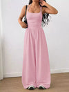 Spaghetti Strap Wide-Leg Jumpsuit