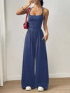Spaghetti Strap Wide-Leg Jumpsuit