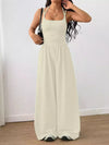 Spaghetti Strap Wide-Leg Jumpsuit