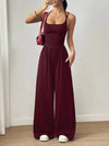 Spaghetti Strap Wide-Leg Jumpsuit
