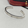 [LUXE JEWELRY] LOVE BRACELET 6.1MM 1 DIAMOND OPEN CUFF