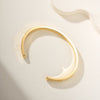 [LUXE JEWELRY] LOVE BRACELET 6.1MM 1 DIAMOND OPEN CUFF