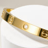 [LUXE JEWELRY] LOVE BRACELET 6.1MM 1 DIAMOND OPEN CUFF