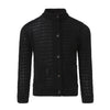 Black Summer Cardigan with Front Buttons Fastening