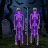 GlowBones™ Yard Stake ☠️🌞 – Solar-Powered Spooky Glow