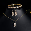 LC21133| Silver Zirconia Jewelry Set