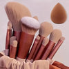 Professional 13–16Pcs Makeup Brush Set with Bag