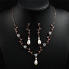 LC21133| Silver Zirconia Jewelry Set