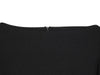Asymmetrical Hem Blouse Boat Neck