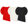 Asymmetrical Hem Blouse Boat Neck