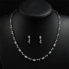 LC21133| Silver Zirconia Jewelry Set