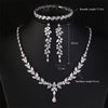 LC21133| Silver Zirconia Jewelry Set