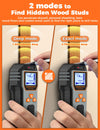 6in1 Stud Finder Wall Scanner Detector Multifunction Wall Scanner for AC Cable Wires Wood Metal Pipe Electronic Measuring Tools
