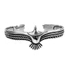 [LUXE JEWELRY] LOVE BRACELET 6.1MM 1 DIAMOND OPEN CUFF