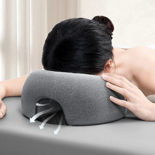 Face Down Massage Pillow – Prone Position Neck & Face Support Pillow for Massage Therapy, Comfort & Relaxation