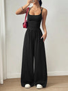 Spaghetti Strap Wide-Leg Jumpsuit