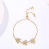 Adjustable Charm Bracelet for Women Elegant Crystal Bracelet