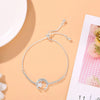 Adjustable Charm Bracelet for Women Elegant Crystal Bracelet