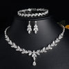 LC21133| Silver Zirconia Jewelry Set