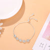 Adjustable Charm Bracelet for Women Elegant Crystal Bracelet