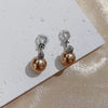 Vertical 4-Stone Diamond Graduated Drop Earrings