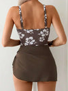 Printed Wide-Strap One-Piece Swimsuit from Hot Topic Goods