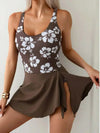 Printed Wide-Strap One-Piece Swimsuit from Hot Topic Goods