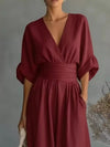 Full Size Half Sleeve Wide Leg Jumpsuit Plus Size