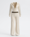 Pip Striped Zip-Front Hooded Jumpsuit